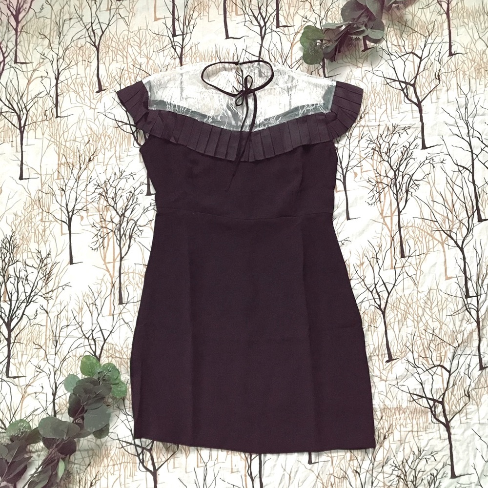 NWT Few Moda ShortSleeve Little Black Dress Size L